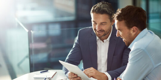 SAP Managers comparing notes